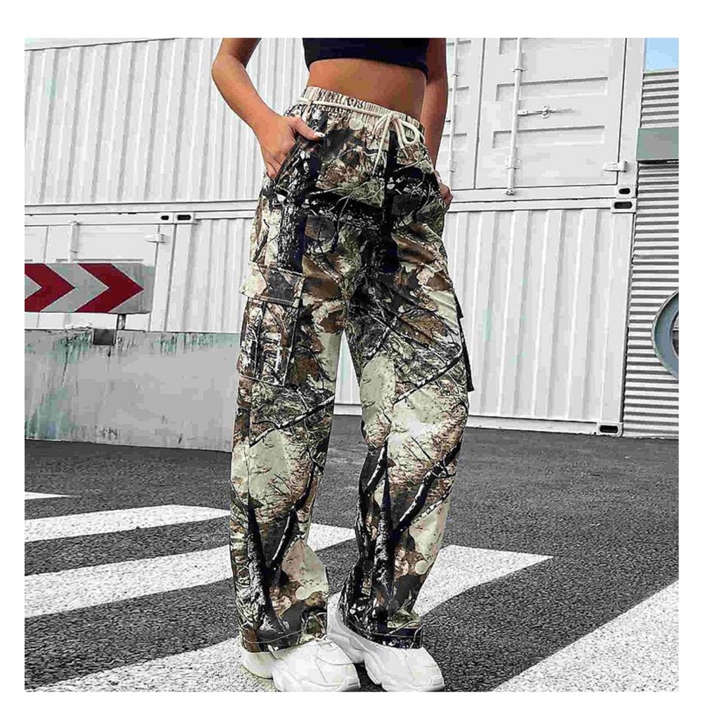 Source Unknown Camouflage Joggers